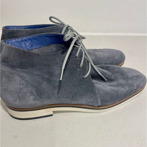 Men’s Hester Van Eeghen chukka boots gray suede size 39 lace up white sole - Picture 4 of 9